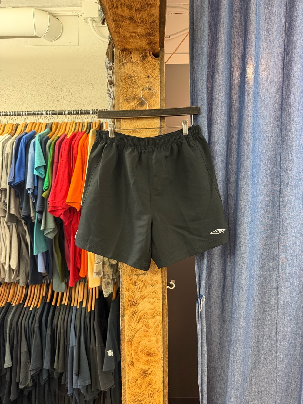 Umbro Men's Black Athletic Shorts